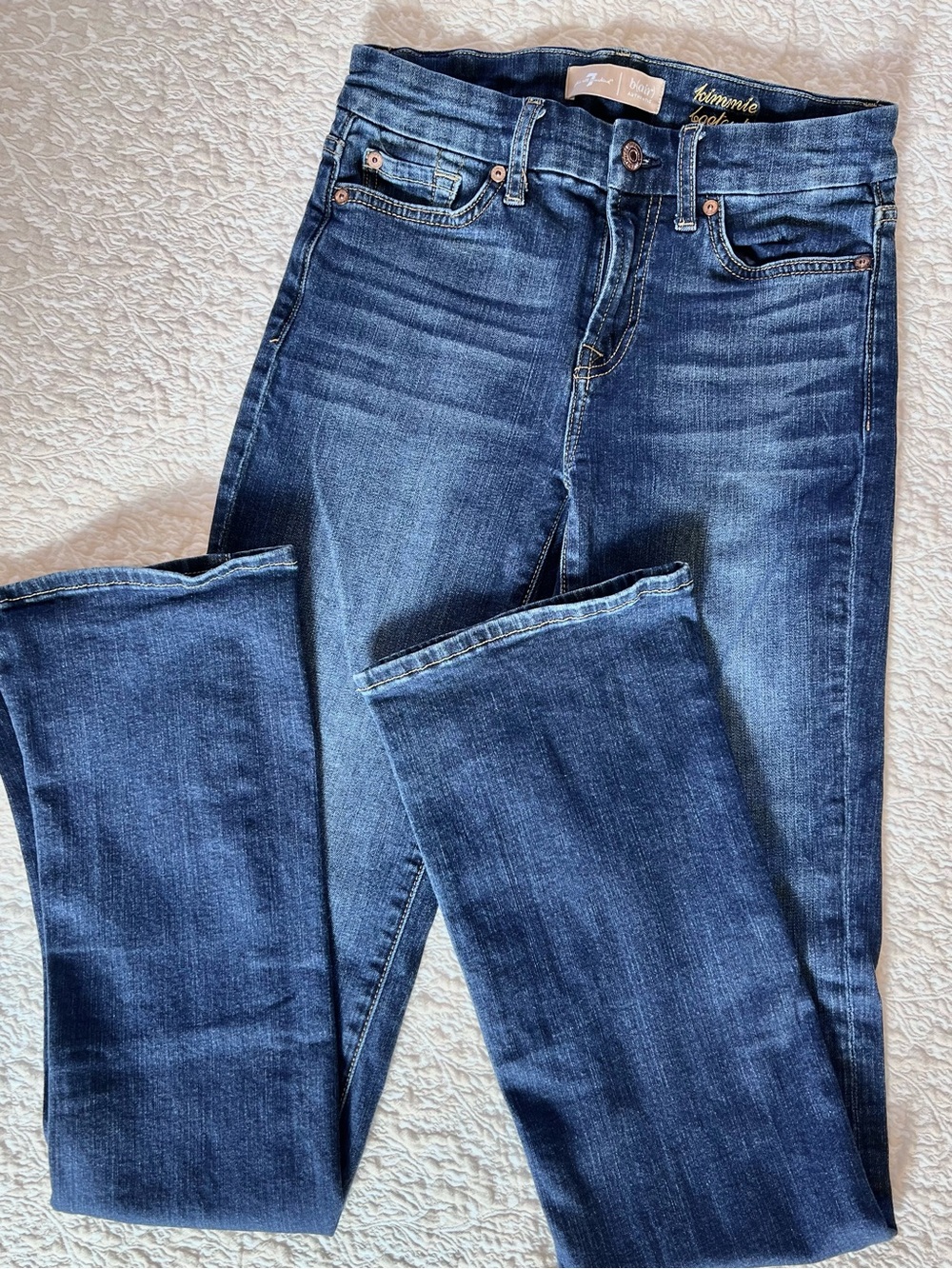 7 For All Mankind Kimmie Bootcut Denim Jeans